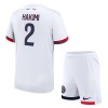 Conjunto (Camiseta+Pantalón Corto) Paris Saint-Germain Achraf Hakimi 2 Segunda Equipación 2024-25 - Niño